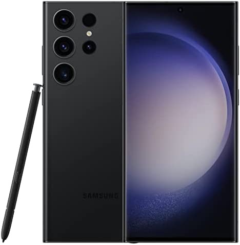 SAMSUNG Galaxy S23 Ultra Cell Phone, Factory Unlocked Android Smartphone, 256GB Storage, 200MP Camera, Night Mode, Long Battery Life, S Pen, US Version, 2023, Phantom Black